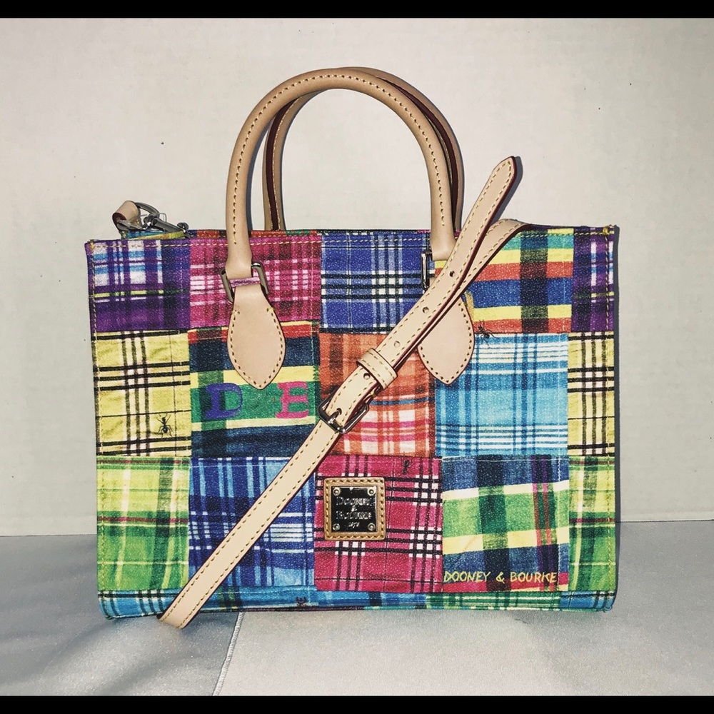 Dooney & Bourke Janine Madras Satchel - Multi